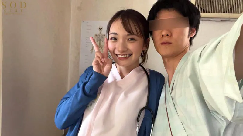 検査入院のため訪れたクリニックで偶然再会した元カノナースと、夜勤中こっそりいたるところで生フェラ＆ベロチューしまくった。 渚恋生-16