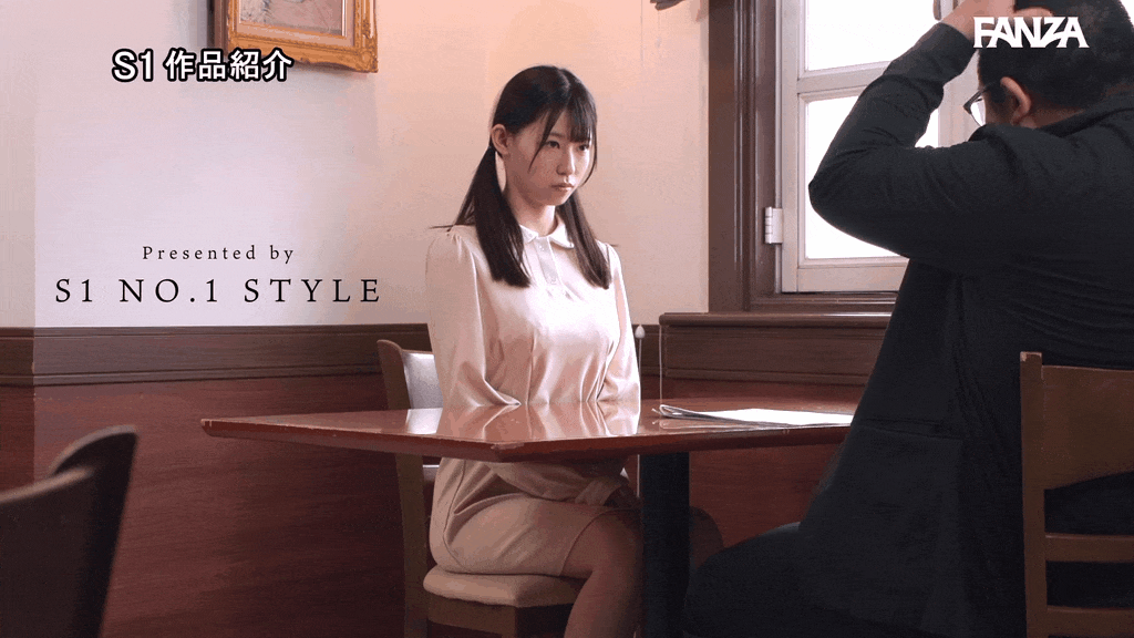 snos00373 超・新人!!スーパー美乳ボディ 早坂奏音のドキドキ風俗体験AV女優GIF画像-1